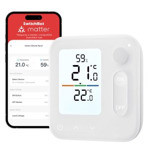 SwitchBot Home Climate stjórnborð f. hitastýringu - Matter