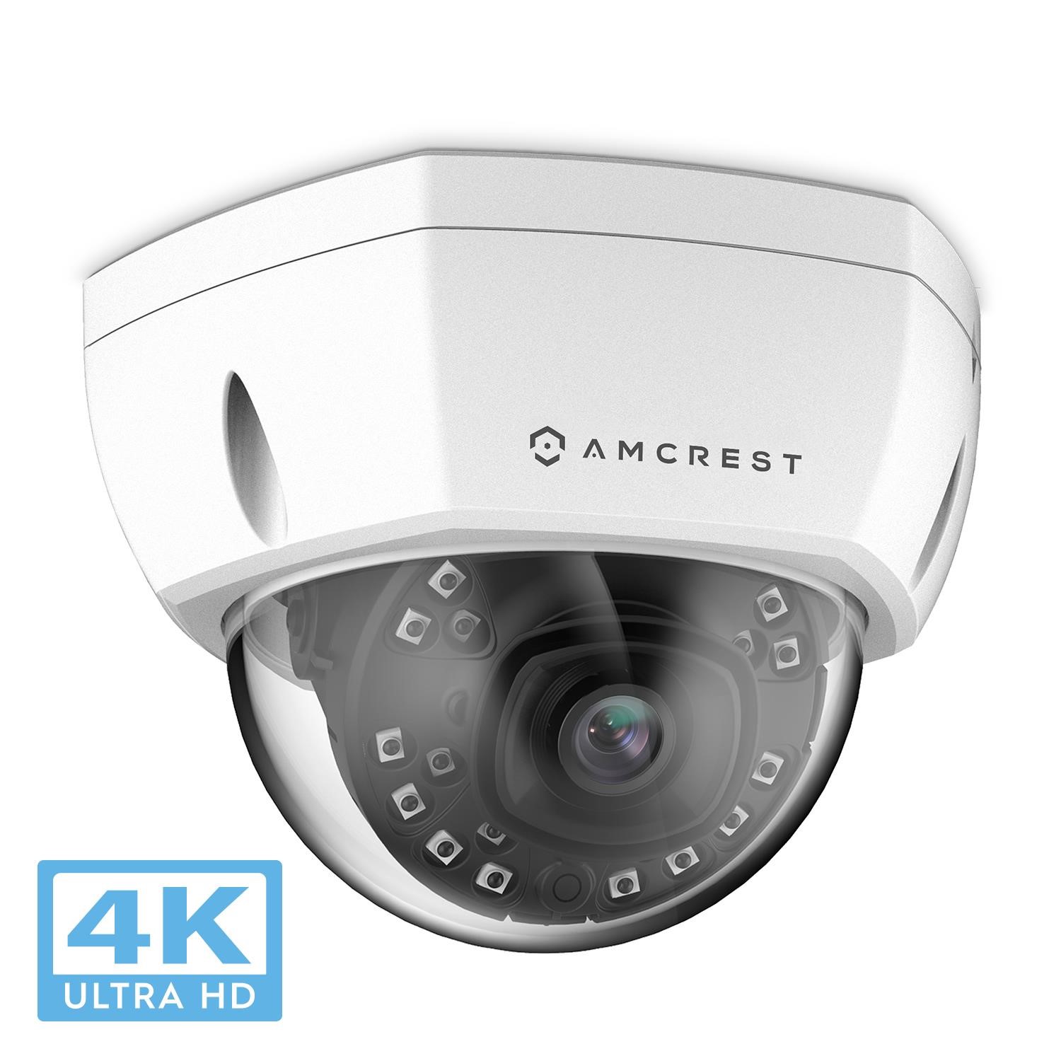 Amcrest Ip8m-2493eb Ultrahd 4k (8mp) Dome Poe Ip öryggismyndavél