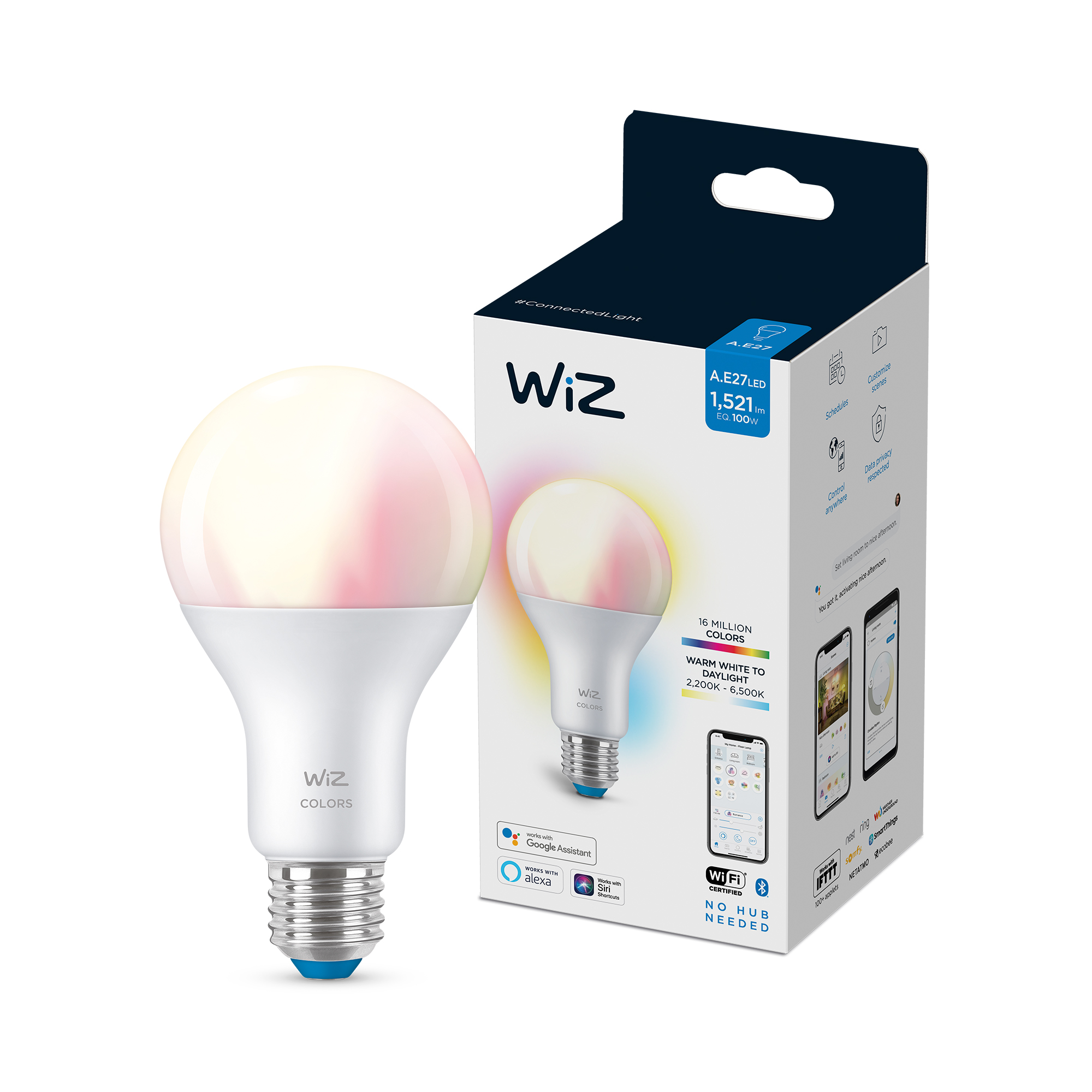 WiZ Almenn 100w E27 RGB