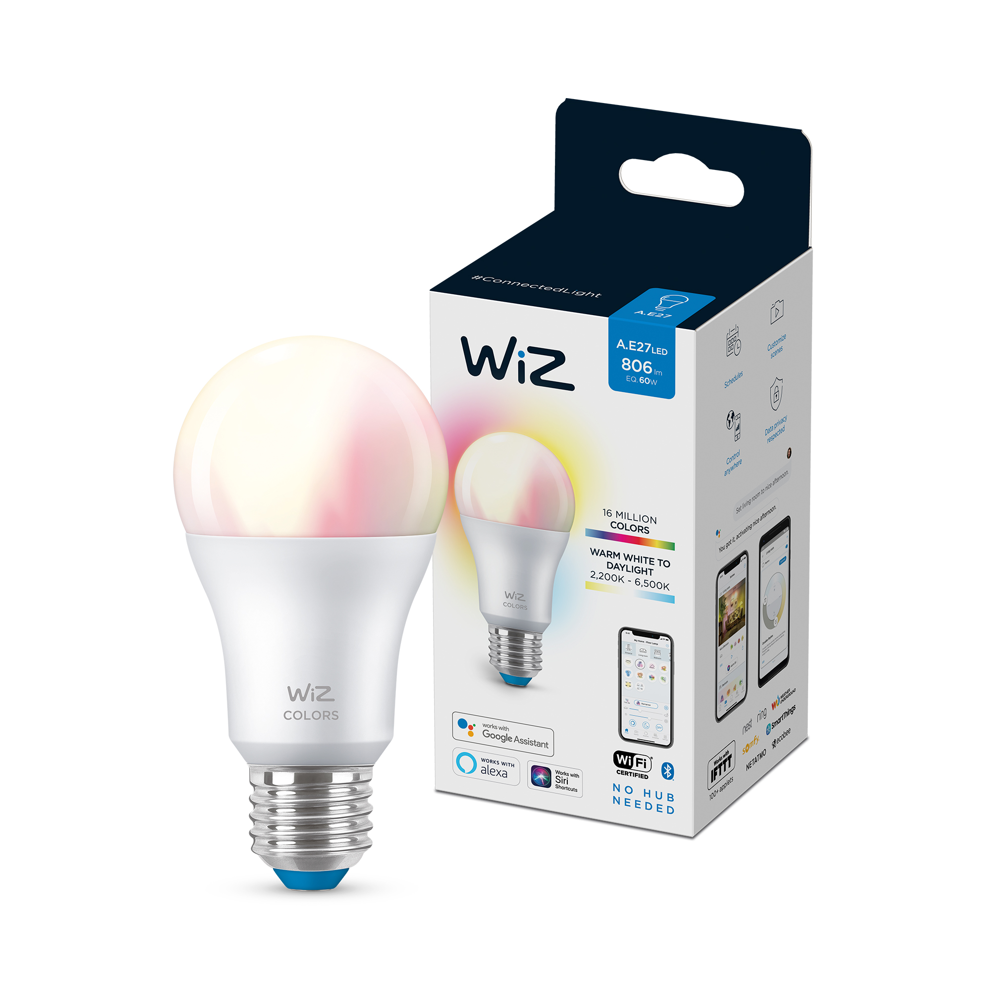 WIZ Almenn 60w E27 RGB