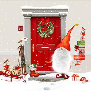 Braun Company Servíettur 3laga 20stk 33x33cm Christmas house