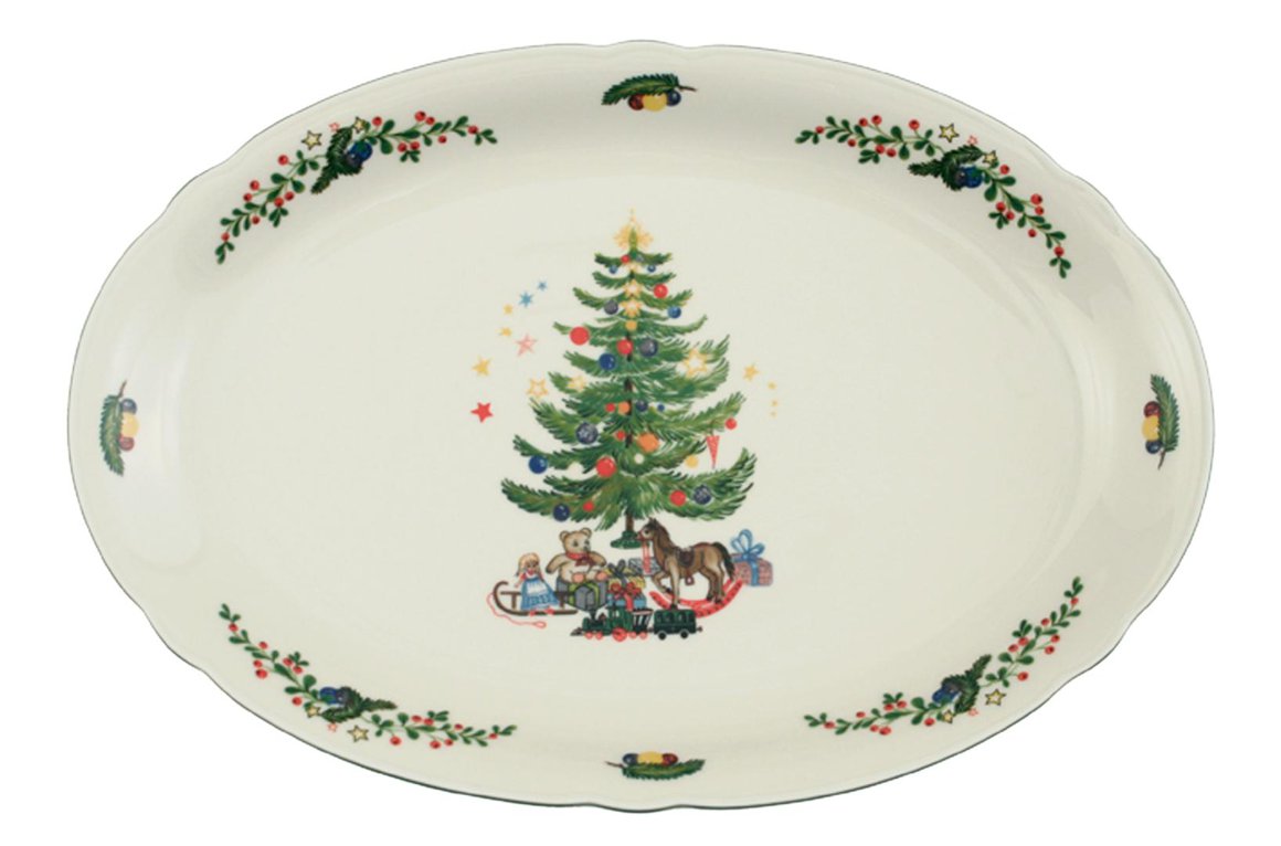 Seltmann Marie Luise Christmas fat oval 34x26cm