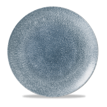 Diskur 28,8cm Raku topaz blue