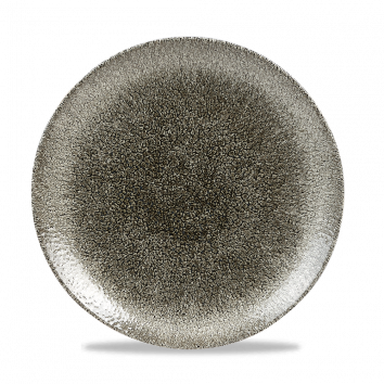 Diskur 26cm Raku quartz black