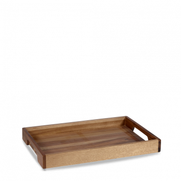 Bakki með höldum tré 39,7x25,8cm Buffetscape