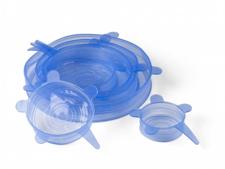 Funktion Plastlok fjölnota 6stk blue blá