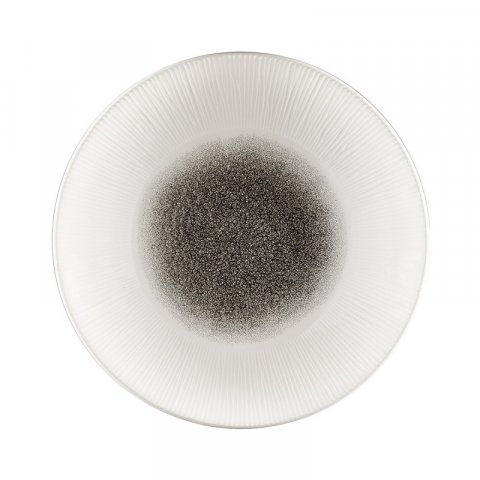 Diskur djúpur 28,1cm coupe Raku Bamboo black