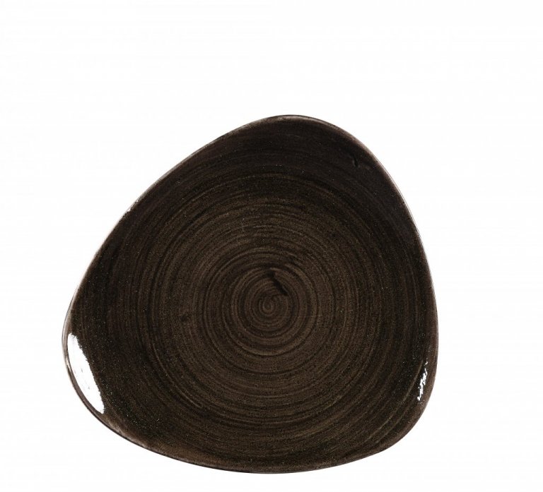 Skál triangle 23,5cm Stonecast Patina iron black