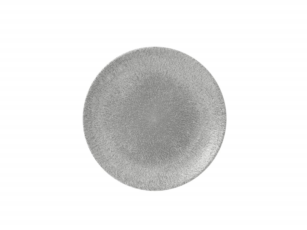 Diskur 26cm coupe Raku jasper grey