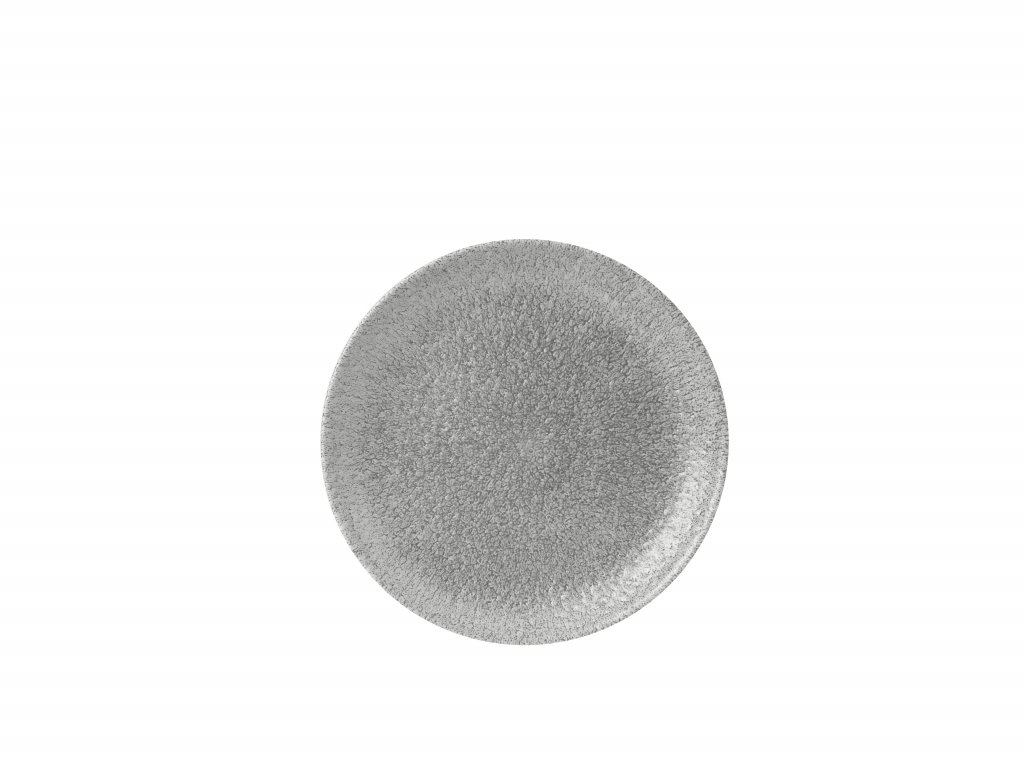 Diskur 21,7cm coupe Raku jasper grey