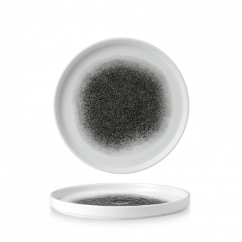 Diskur chef's walled 21cm Raku quartz black