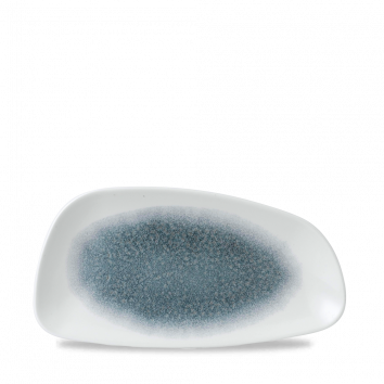 Diskur chef's geo 30x15,5cm Raku topaz blue