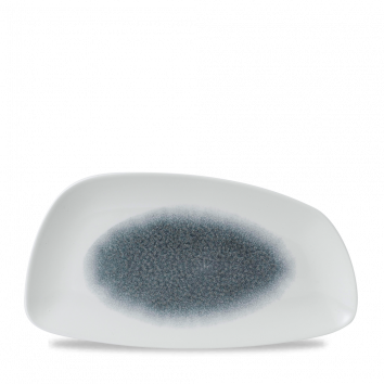 Diskur chef's geo 35x18,5cm Raku topaz blue