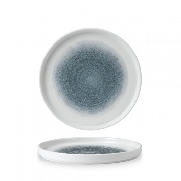 Diskur chef's walled 21cm Raku topaz blue