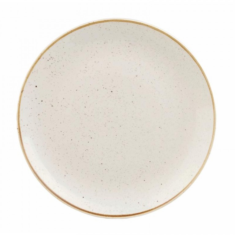 Diskur 21,7cm Stonecast barley white